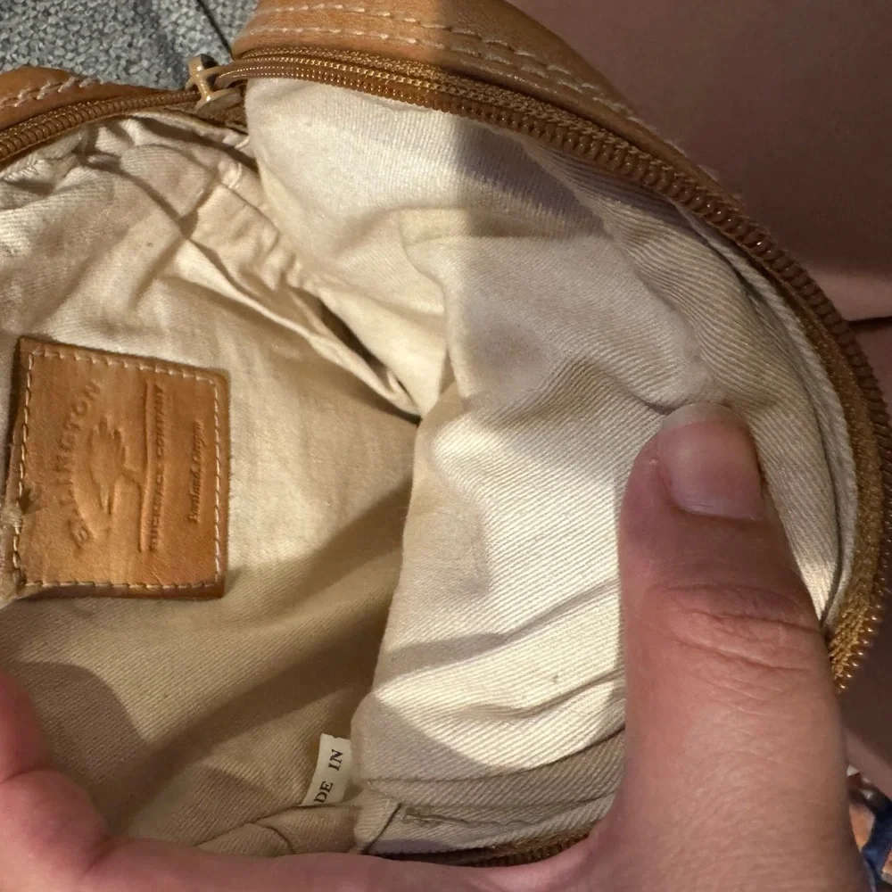 Ellington Brown Leather Messenger Bag with Adjustable Strap